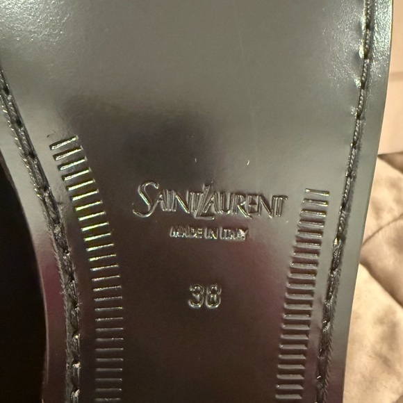 Saint Laurent LE LOAFER SUPPLE 15 MOC SUEDE
DARK CHOCOLATE BROWN SIZE 38 NEW - Picture 4 of 10